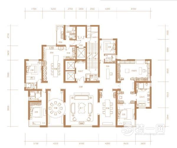 郑州建业天筑样板间户型图